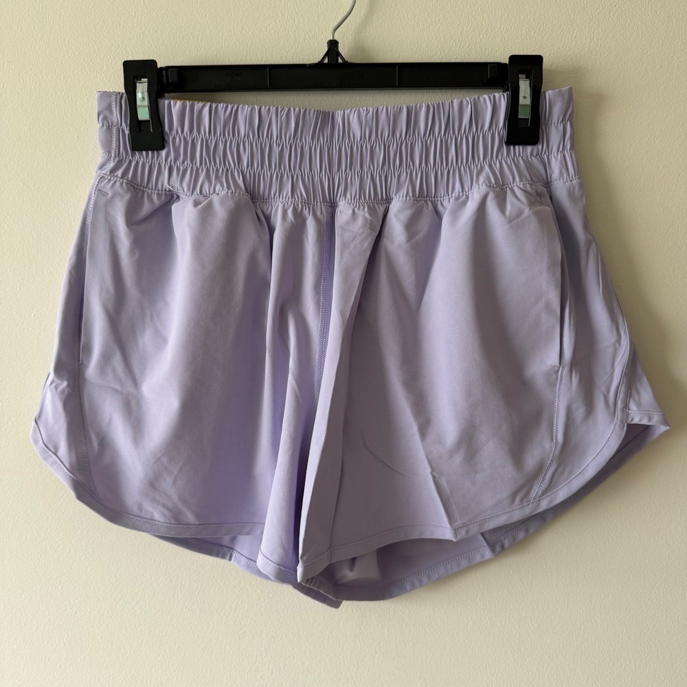 Member's Mark Womens Motion Short Lavender Purple Size Medium 4 Inch Inseam